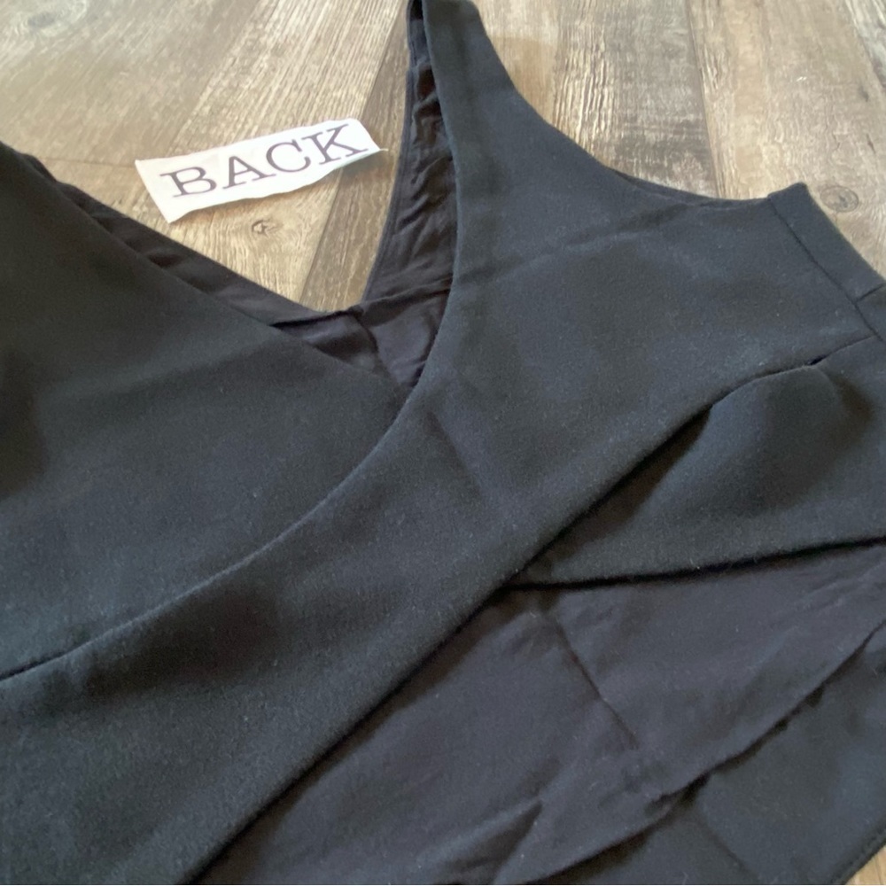 FREE PEOPLE Black Criss Cross Back, Cropped Tank, Size Small - Picture 6 of 13